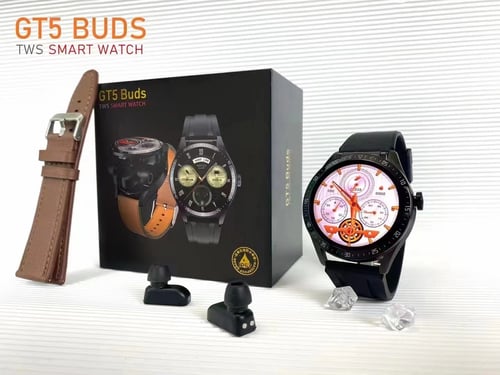 GT5 Buds – Smart Watch & Écouteurs 2-en-1 : Technologie réinventée