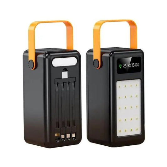 Power Bank 120000mAh – Ultra Puissant avec Éclairage LED